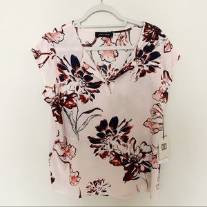 Ivanka Trump | Pink Floral Blouse